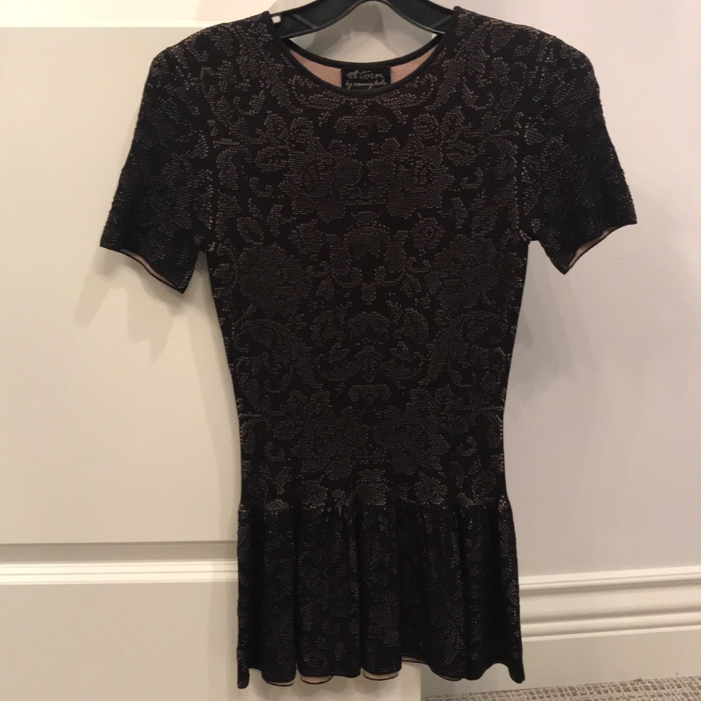 Torn by Ronny Kobo Peplum Top